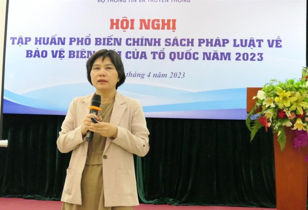 Tăng cường phổ biến chính sách pháp luật về bảo vệ biên giới của Tổ quốc năm 2023.